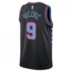 Män Chicago Bulls Tröja Nikola Vucevic Nike 2025-26 City Edition Svart Swingman